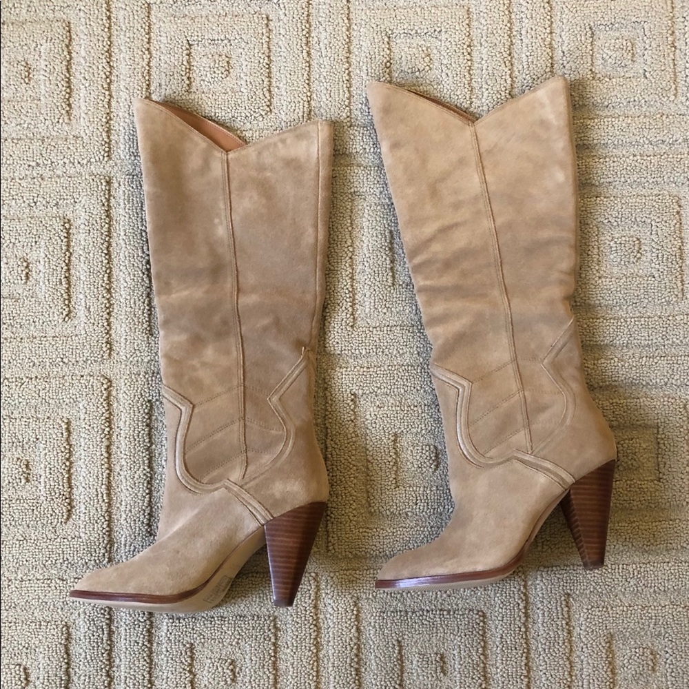Aldo Beige Heeled Boots - NEVER WORN